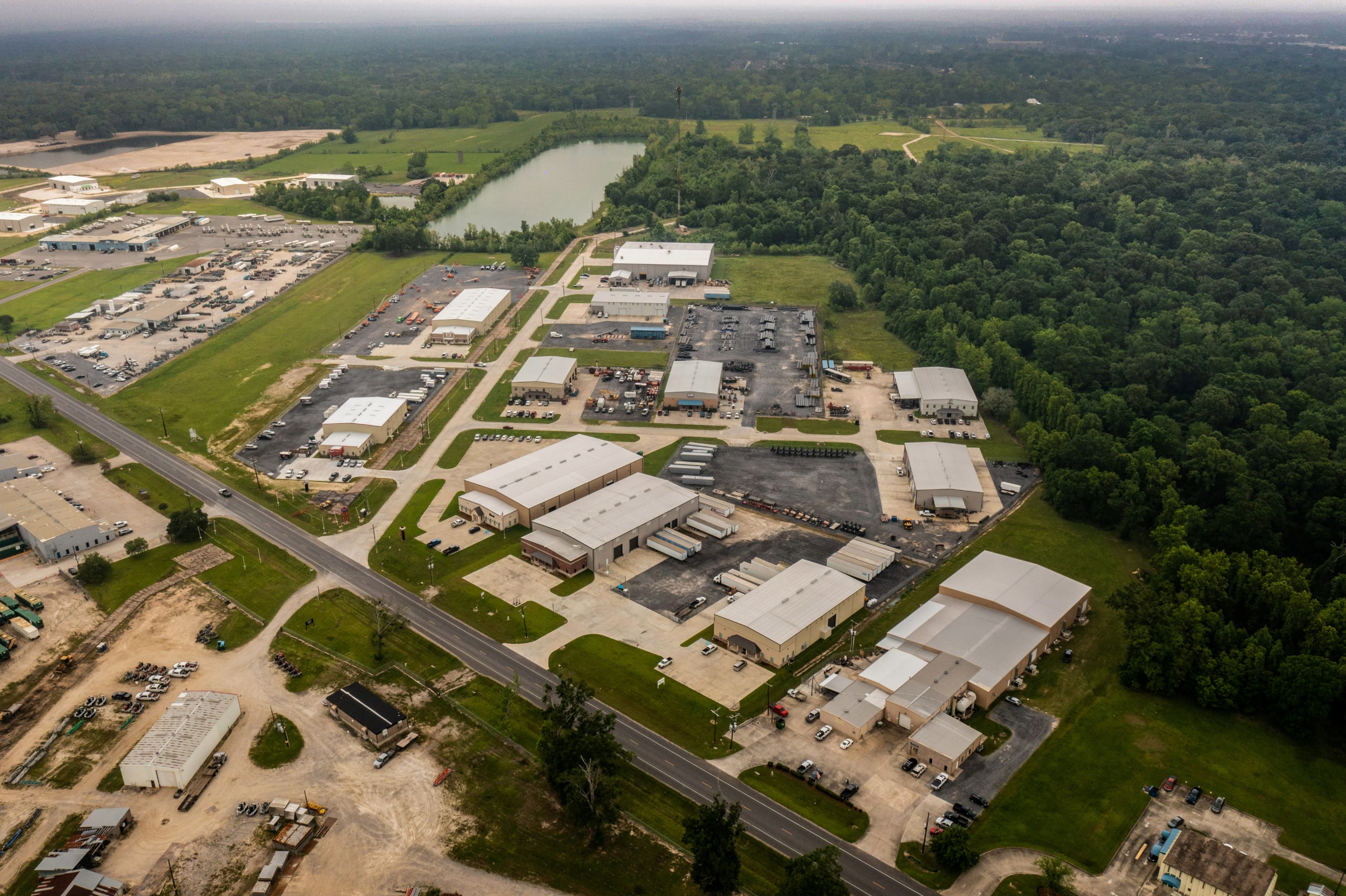 Aerial view of Talon Industrial